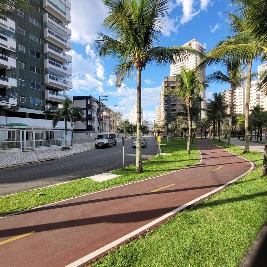 Kitnet Frente Pro Mar Em Vila Caicara, Portaria 24 Hs E Wifi Praia Grande  Exterior photo